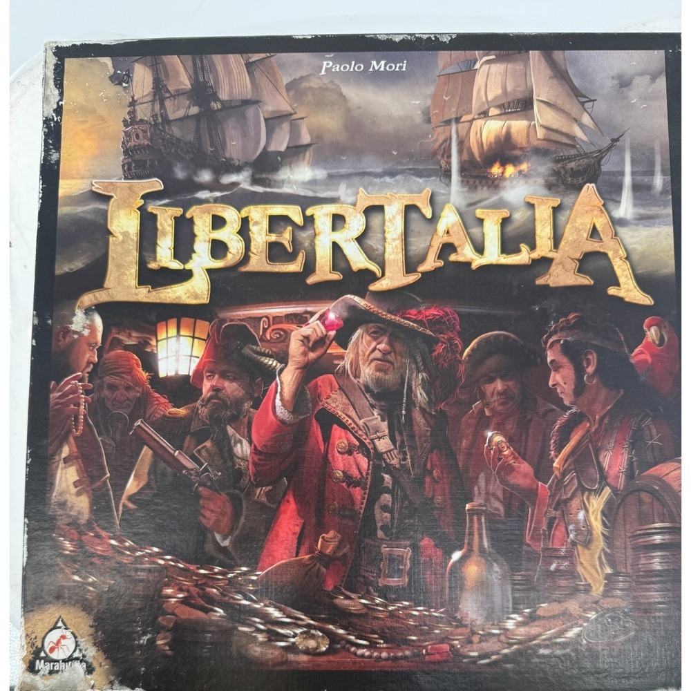 Libertalia Pirate Strategy Board Game Marabunta Complete Adventure Treasure Game